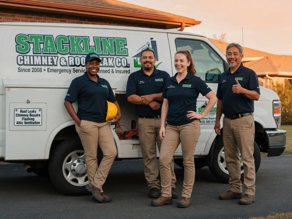Chimney flashing repair company in Litchfield, IL